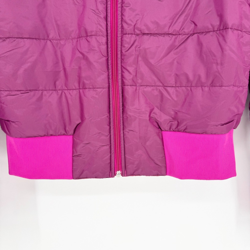 Lululemon Non-Stop Reversible Bomber Jacket‎ Pomegranate Pink Size 4 Athleisure - Picture 7 of 16